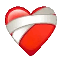 Gif animé coeur bléssé